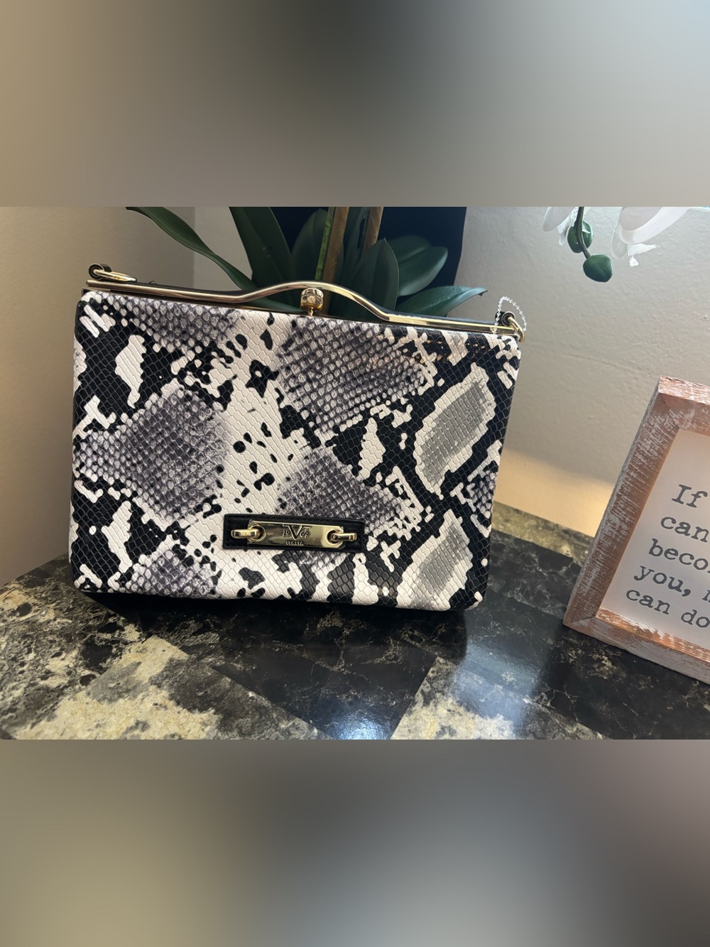 Versace 1969 Italia handbag/clutch  lost the straps